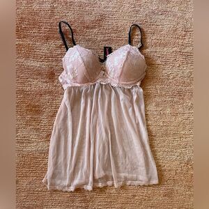 NWT La Senza Pink Babydoll